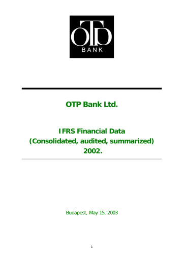Thumbnail OTP Bank
 Financial Statement 2002