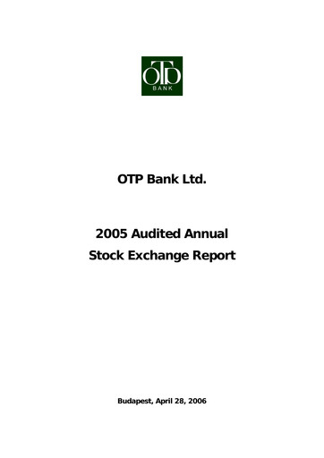 Thumbnail OTP Bank
 Financial Statement 2005