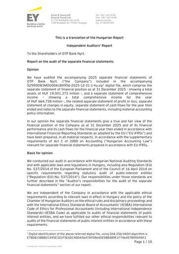 Thumbnail OTP Bank
 Financial Statement 2025