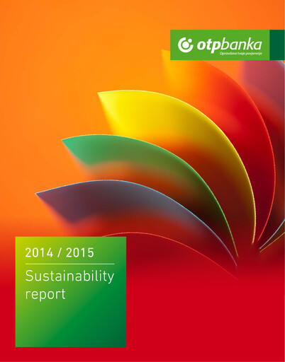 Thumbnail OTP Bank
 Sustainability Report 2014-2015