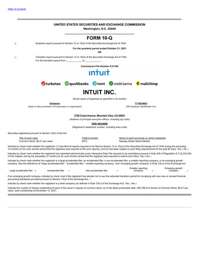 Thumbnail Intuit Quarterly Report 2022-q1