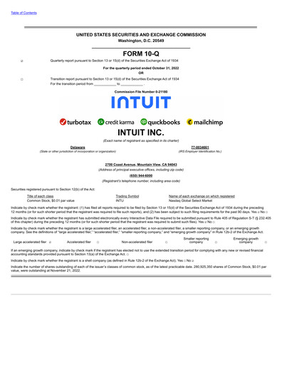 Thumbnail Intuit Quarterly Report 2023-q1