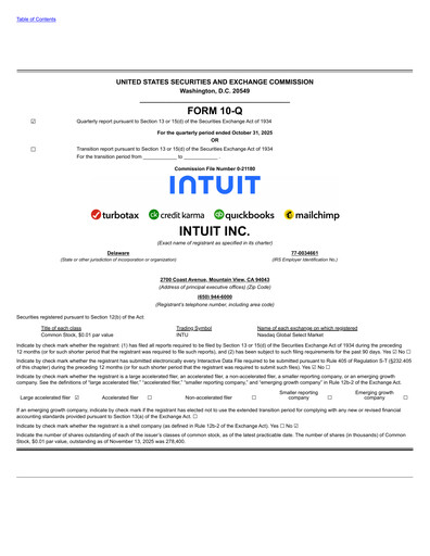 Thumbnail Intuit Quarterly Report 2025-q1