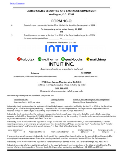 Thumbnail Intuit Quarterly Report 2025-q2