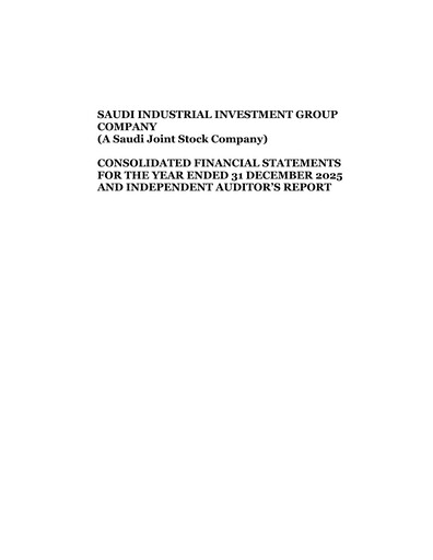 Thumbnail Saudi Industrial Investment Group Financial Statement 2025