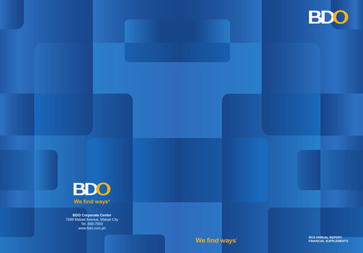 Thumbnail BDO Unibank Financial Statement 2010