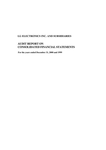 Thumbnail LG Electronics
 Financial Statement 2000