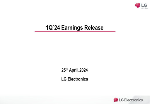 Thumbnail LG Electronics
 Quarterly Report 2024-q1