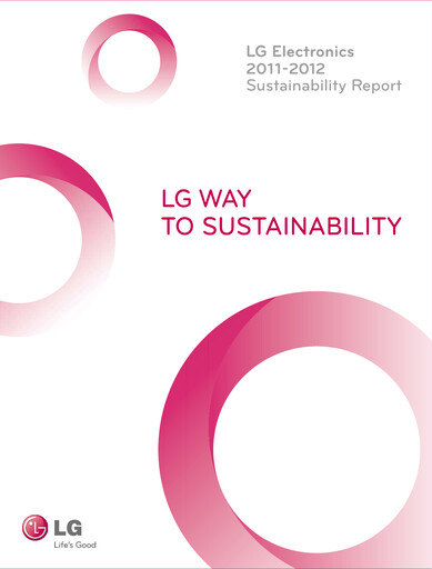 Thumbnail LG Electronics
 Sustainability Report 2011-2012