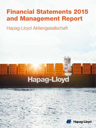 Thumbnail Hapag-Lloyd
 Financial Statement 2015