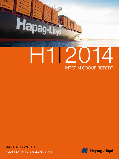 Thumbnail Hapag-Lloyd
 Half-year Report 2014-h1