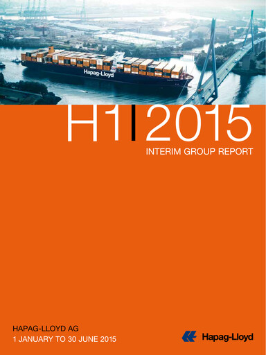 Thumbnail Hapag-Lloyd
 Half-year Report 2015-h1