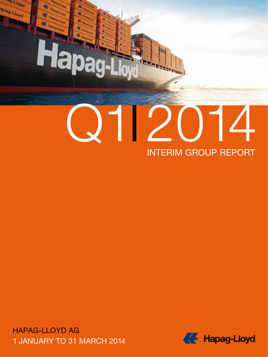 Thumbnail Hapag-Lloyd
 Quarterly Report 2014-q1