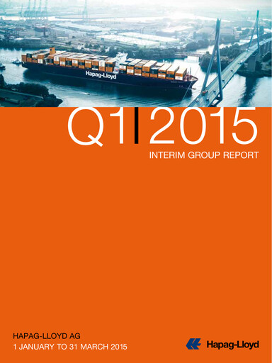 Thumbnail Hapag-Lloyd
 Quarterly Report 2015-q1