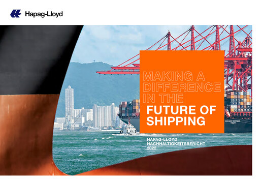 Thumbnail Hapag-Lloyd
 Sustainability Report 2022