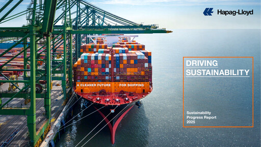Thumbnail Hapag-Lloyd
 Sustainability Report 2025