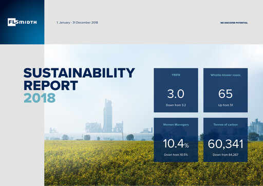 Miniature FLSmidth Rapport de durabilité 2018
