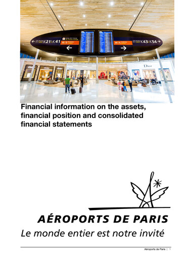 Miniature Aéroports de Paris Bilan financier 2015