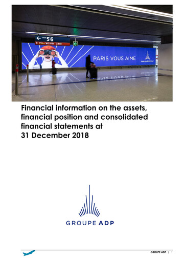 Miniature Aéroports de Paris Bilan financier 2018