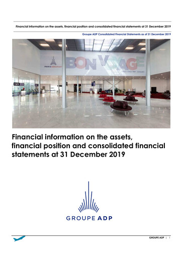 Miniature Aéroports de Paris Bilan financier 2019