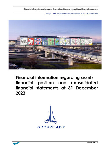 Thumbnail Aéroports de Paris Financial Statement 2023