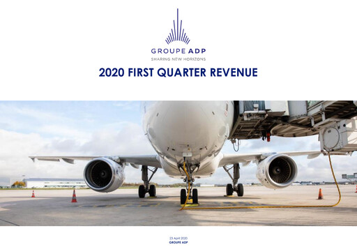 Thumbnail Aéroports de Paris Quarterly Report 2020-q1