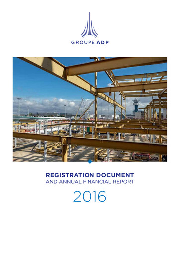 Thumbnail Aéroports de Paris Universal Registration Document 2016