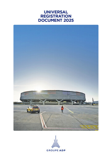 Thumbnail Aéroports de Paris Universal Registration Document 2025
