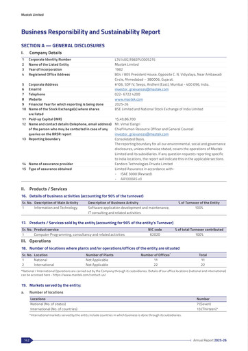 Thumbnail Mastek ESG Report 2025-2026
