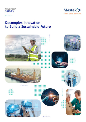 Thumbnail Mastek Sustainability Report 2022-2023