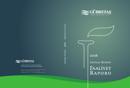Thumbnail GÜBRETAŞ Annual Report 2008