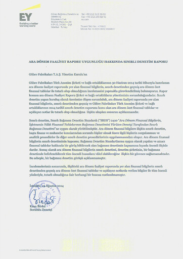 Thumbnail GÜBRETAŞ Quarterly Report 2014-q2