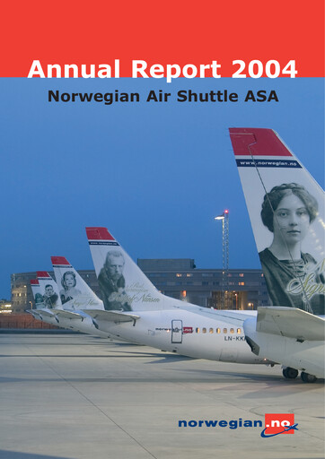 Thumbnail Norwegian Air Shuttle
 Annual Report 2004
