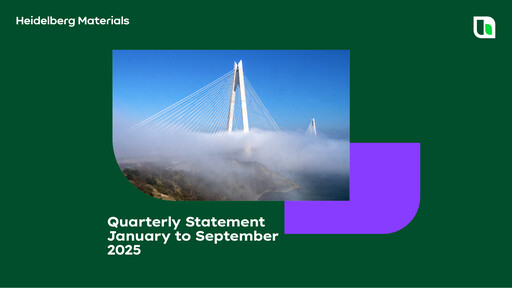 Thumbnail HeidelbergCement Quarterly Report 2025-q3