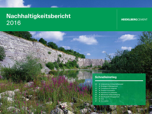 Thumbnail HeidelbergCement Sustainability Report 2016