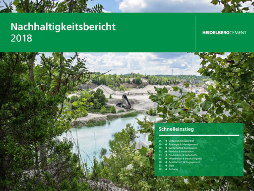 Thumbnail HeidelbergCement Sustainability Report 2018