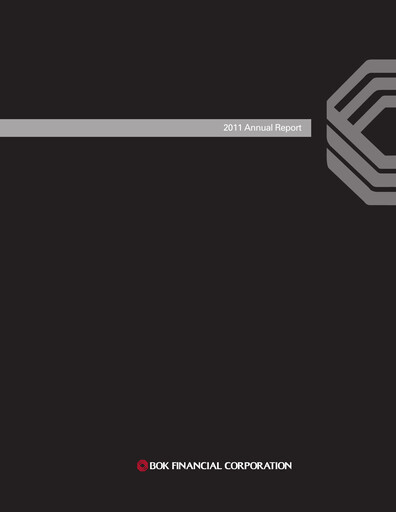 Thumbnail BOK Financial Annual Report 2011