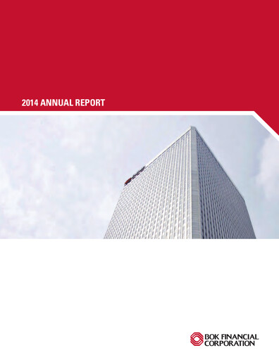 Thumbnail BOK Financial Annual Report 2014
