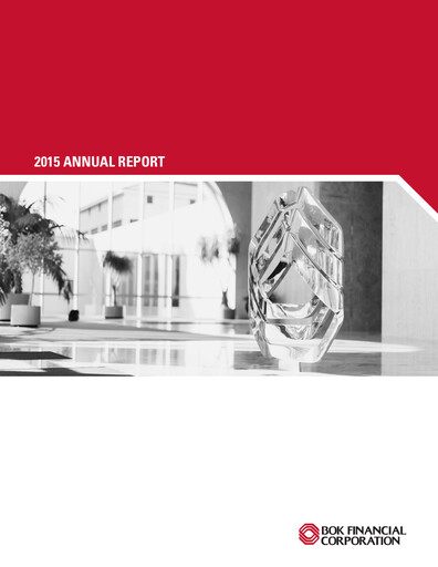 Thumbnail BOK Financial Annual Report 2015