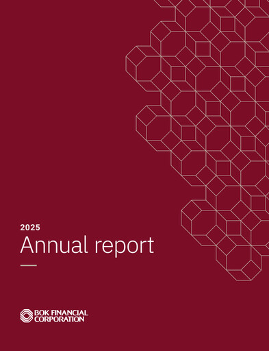 Thumbnail BOK Financial Annual Report 2025