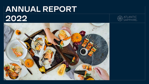 Vorschaubild Atlantic Sapphire Jahresbericht 2022