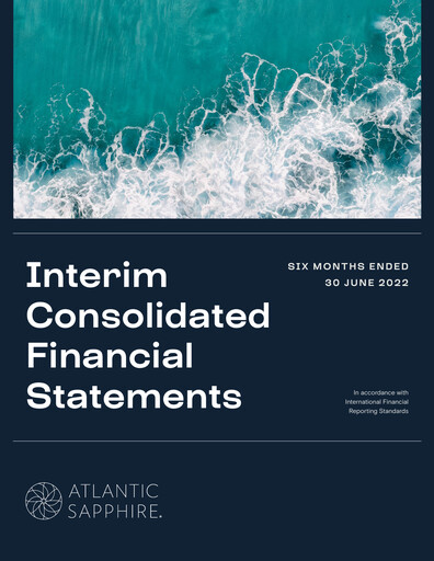 Thumbnail Atlantic Sapphire Half-year Report 2022-h1