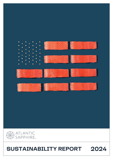 Thumbnail Atlantic Sapphire Sustainability Report 2024