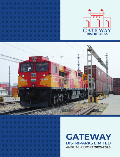 Thumbnail Gateway Distriparks Annual Report 2025-2026