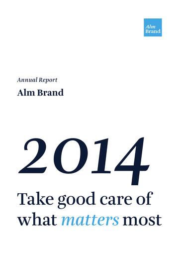 Thumbnail Alm. Brand Annual Report 2014