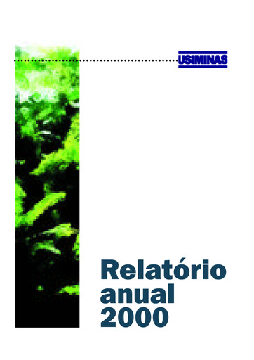 Thumbnail Usiminas Annual Report 2000