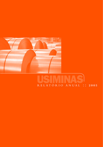 Thumbnail Usiminas Annual Report 2005