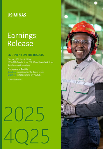 Miniature Usiminas Rapport financier 2025