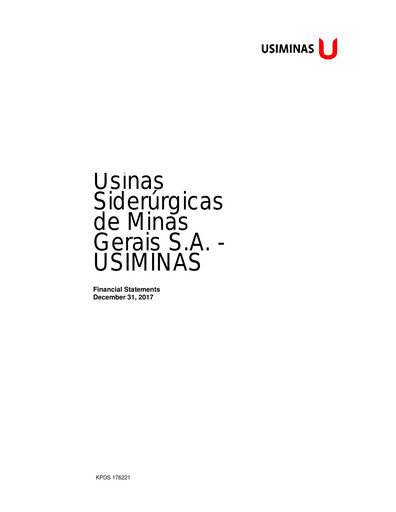Thumbnail Usiminas Financial Statement 2017