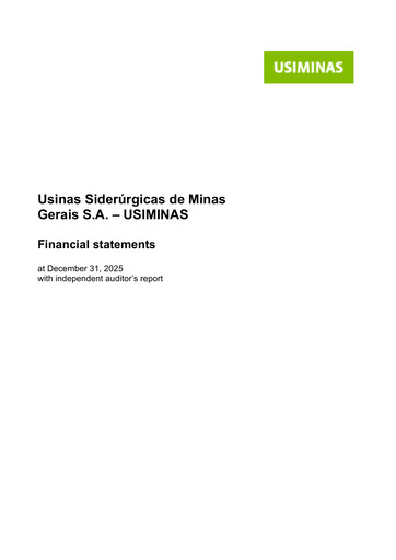 Thumbnail Usiminas Financial Statement 2025